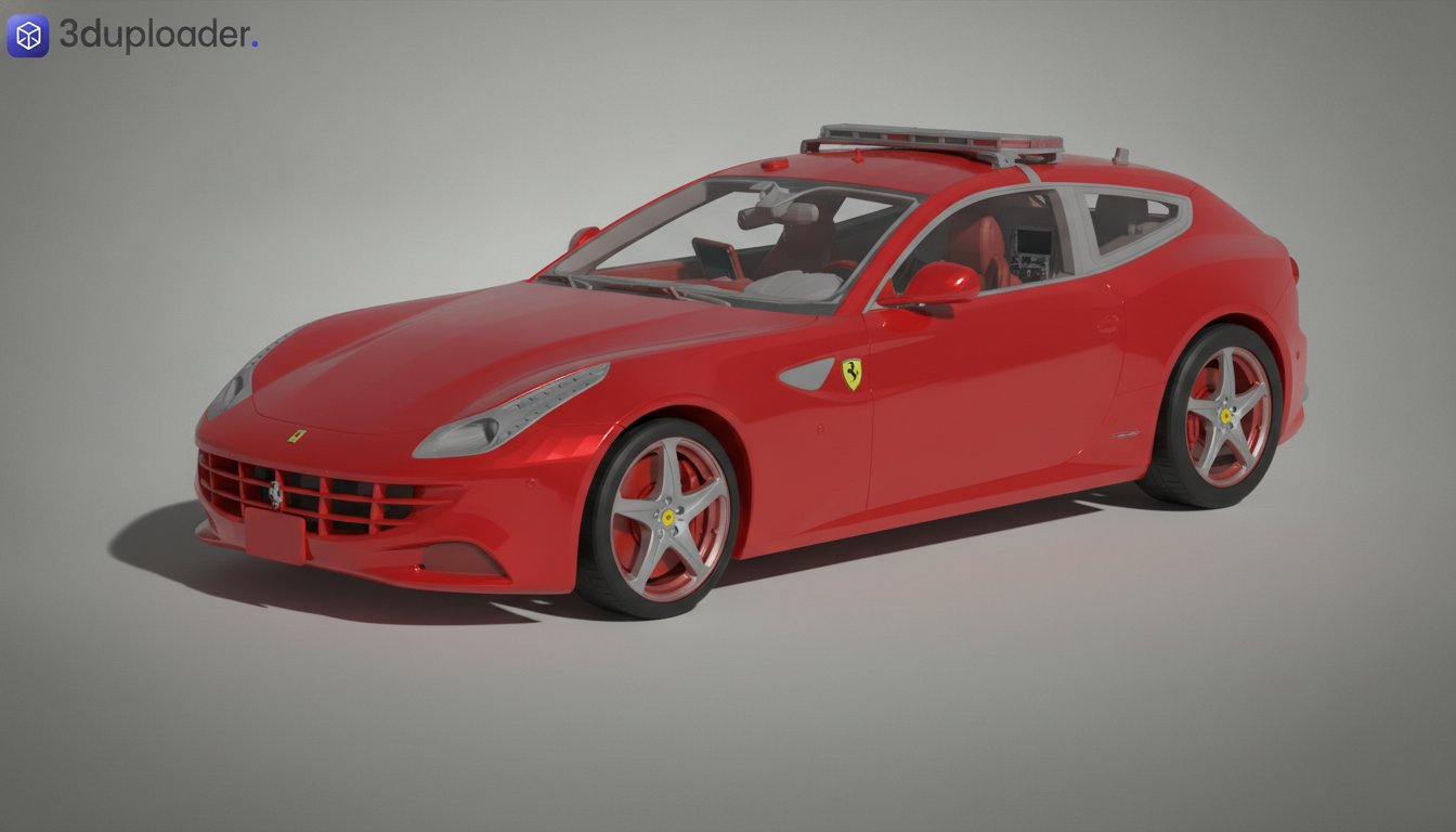 Ferrari FF 2012 Patrol STL 3D Print Model