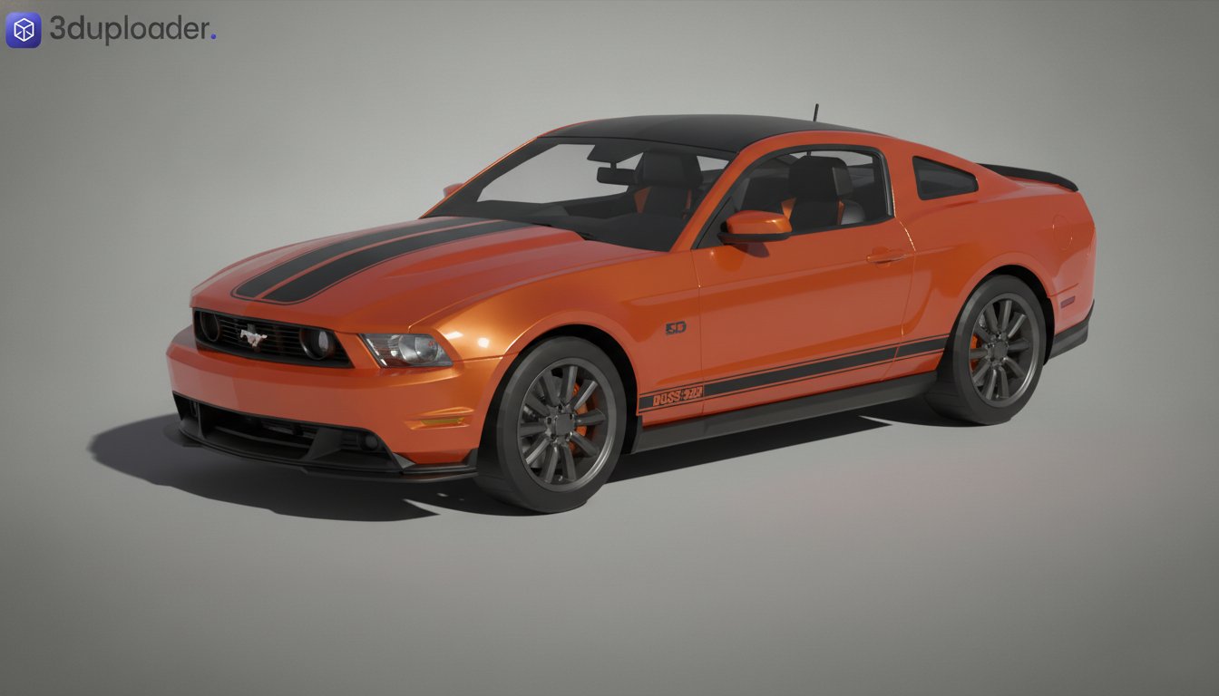 Ford Mustang Boss 302 2012 STL 3D Print Model