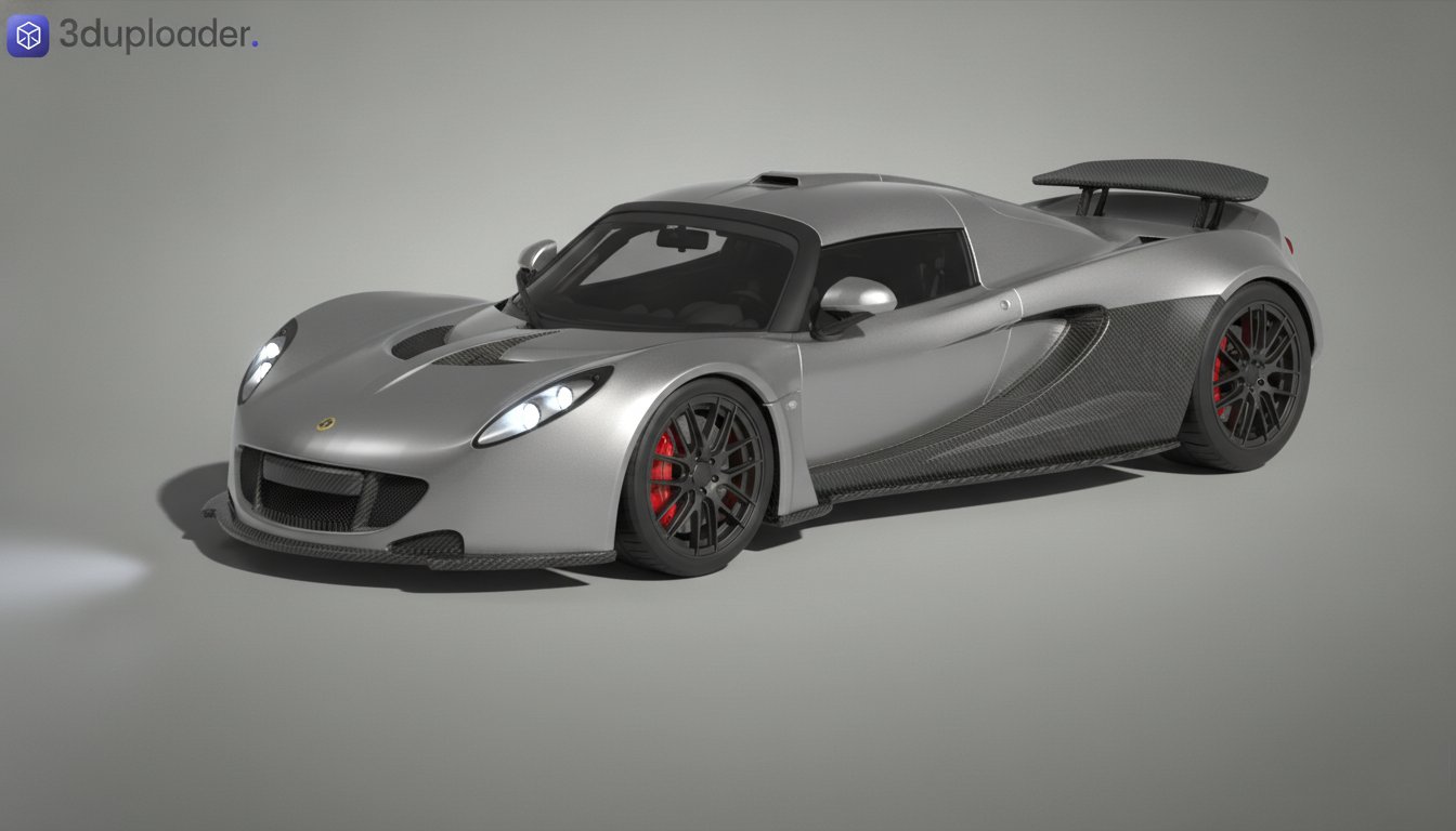 Hennessey Venom GT 2012 STL 3D Print Model