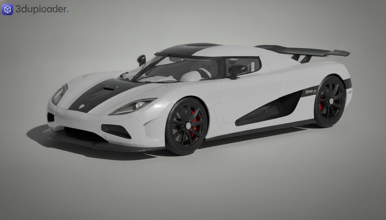 Koenigsegg Agera R 2012 STL 3D Print Model