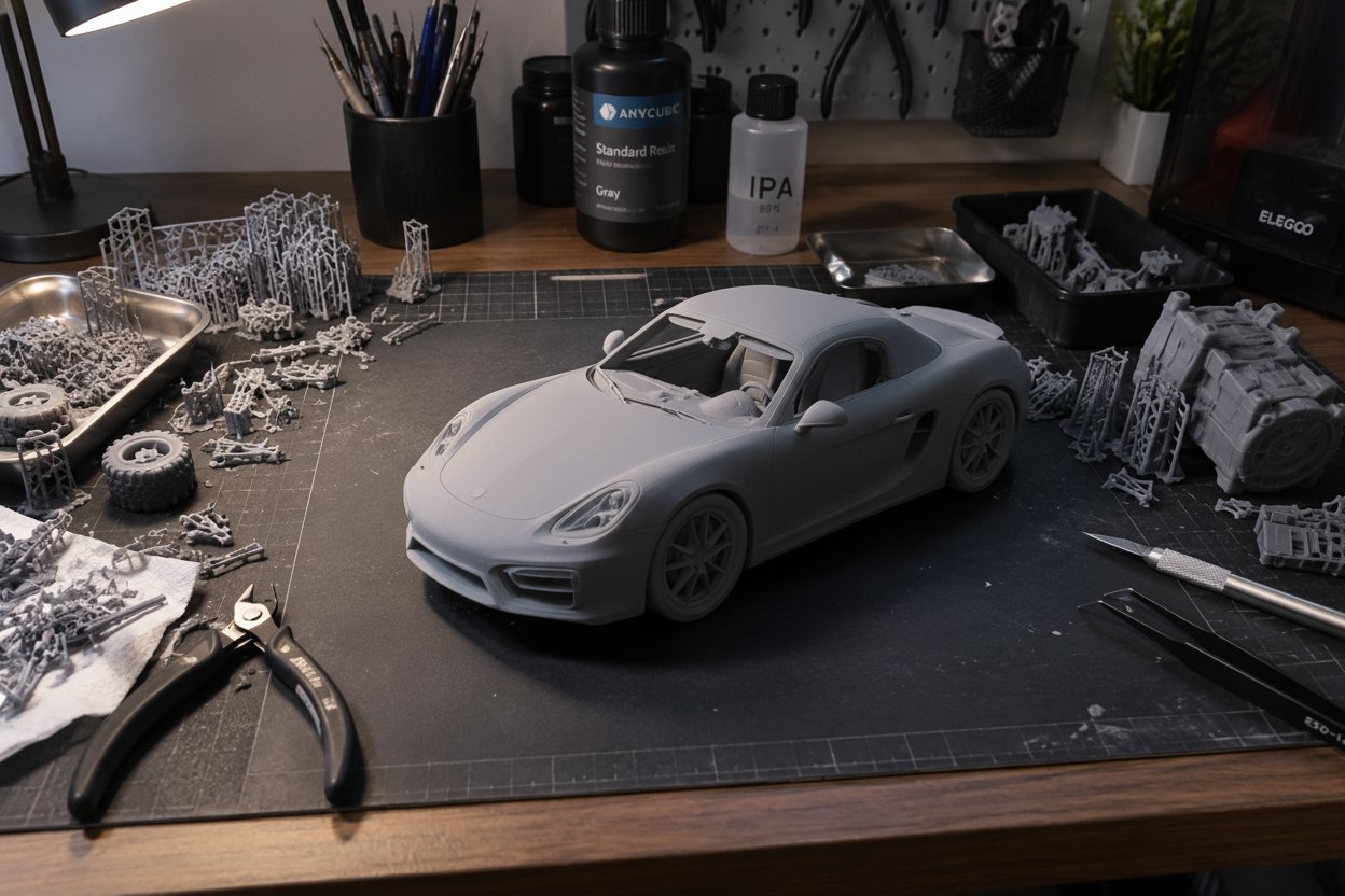 Porsche Boxster GTS 2015 STL 3D Print Model